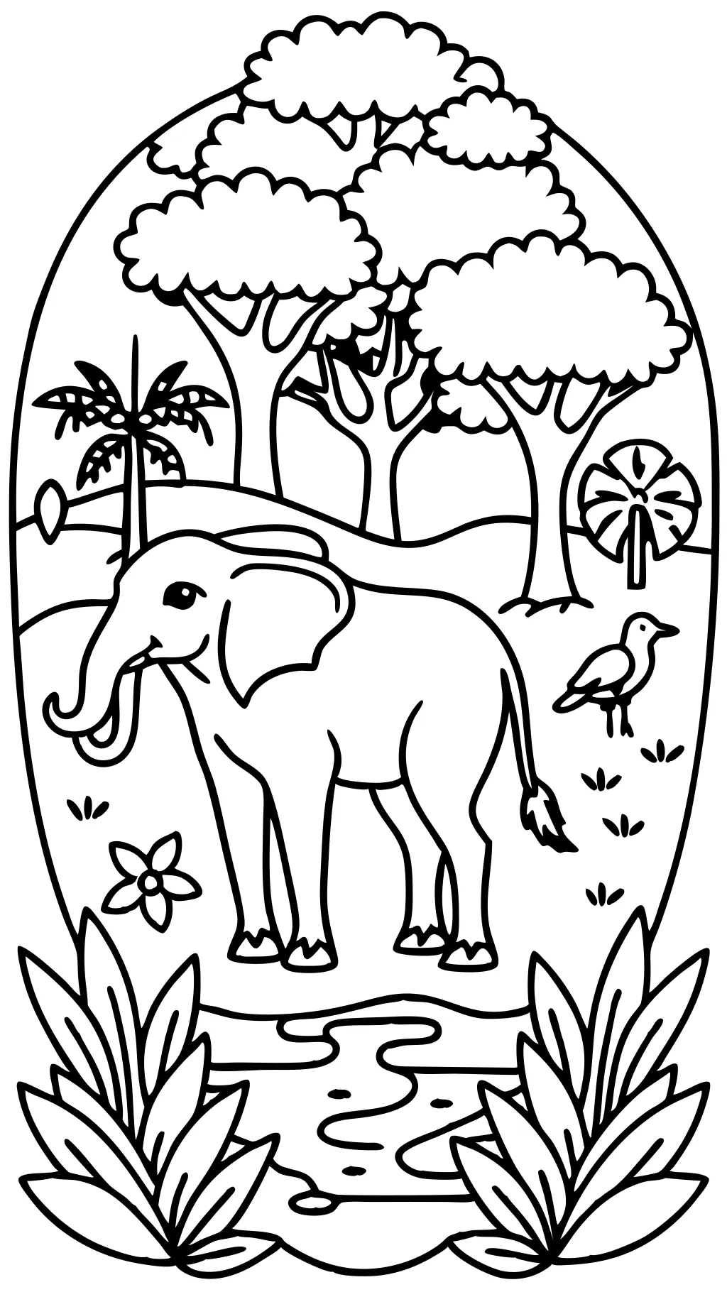 wildlife coloring pages